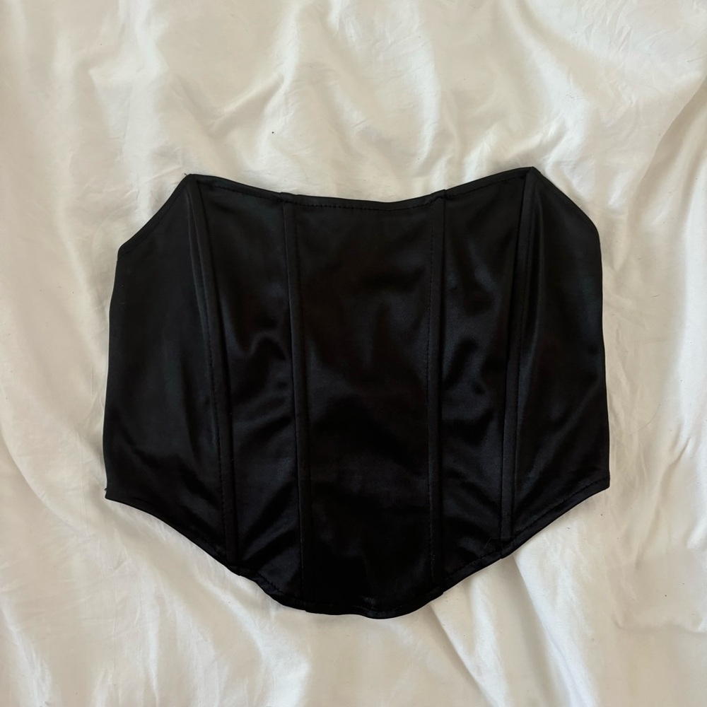 Strapless corset top